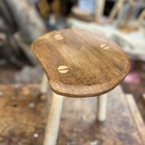 Stool - Brown Oak and Ash